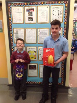 Proud winners of the Easter Games! Well done!